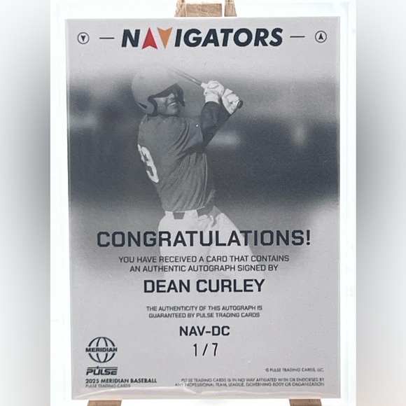 Dean Curley Bookend Sticker Auto - Picture 2 of 2